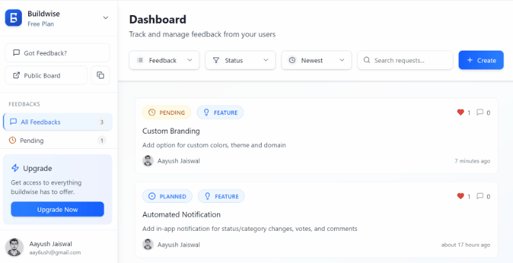 Priority Dashboard